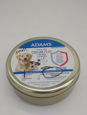 Adams Dog Flea & Tick Collar Plus - Blue and White Label - 1 Collar